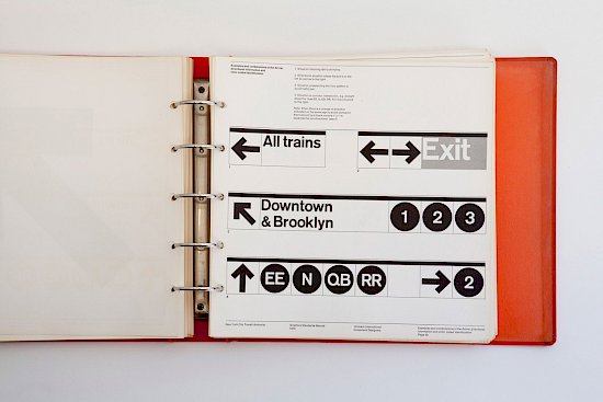 NYCTA Graphics Standards Manual (Massimo Vignelli)